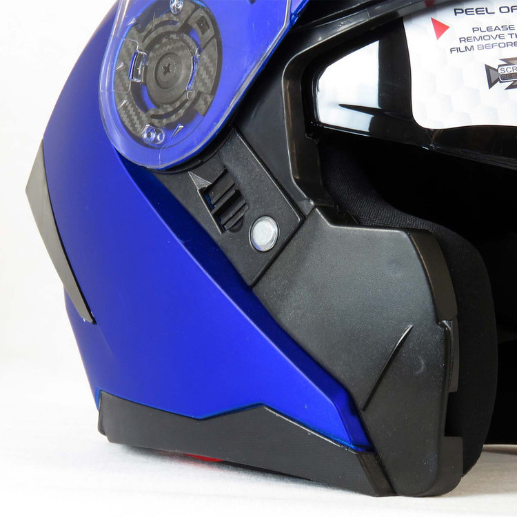 کلاه کاسکت فک متحرک رادین مدل Vortex Blue کد 1941