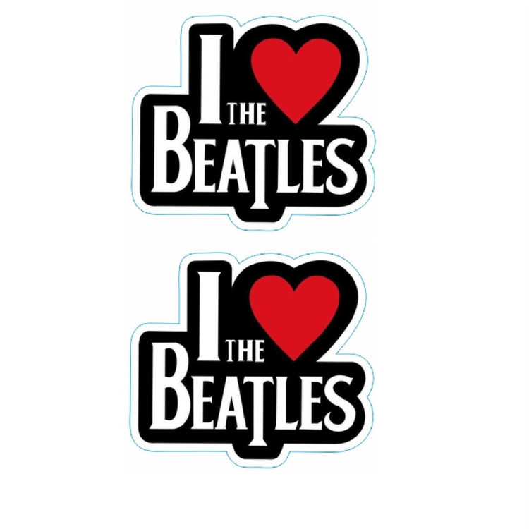برچسب بدنه خودرو طرح beatles کد 50 بسته 2 عددی