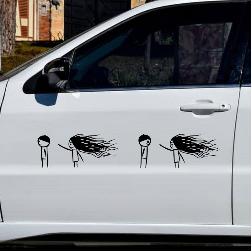 برچسب بدنه خودرو ماتریسیو طرح نوازش کد M192 مجموعه 3 عددی