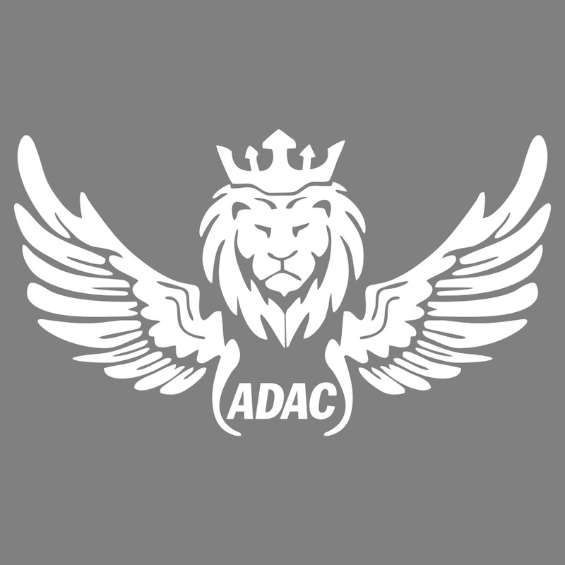 برچسب بدنه خودرو ماتریسیو طرح شیر ADAC آداک کد M181