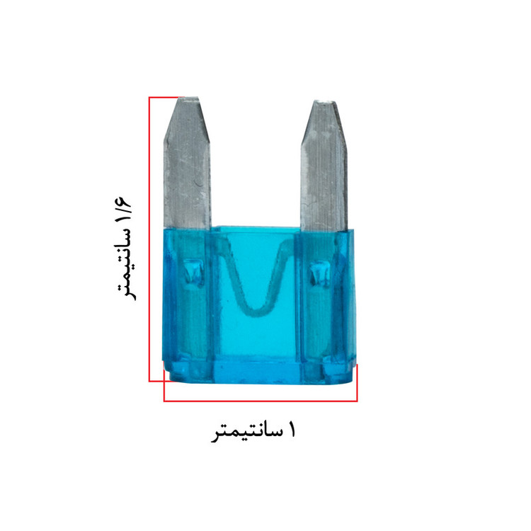 فیوز خودرو ام کی پروداکت مدل B-MK-20-M بسته 20 عددی