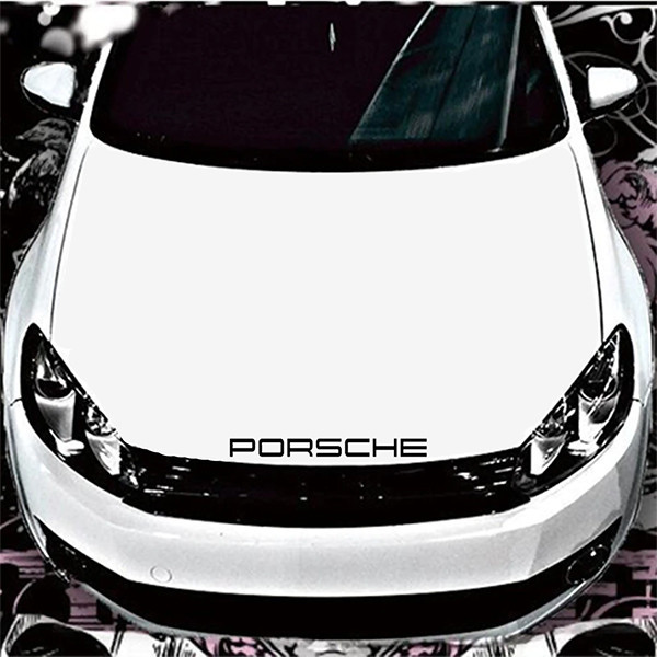 برچسب بدنه خودرو مارکت میکس طرح لوگو پورشه مدل Porsche Logo کد 1133MMIX