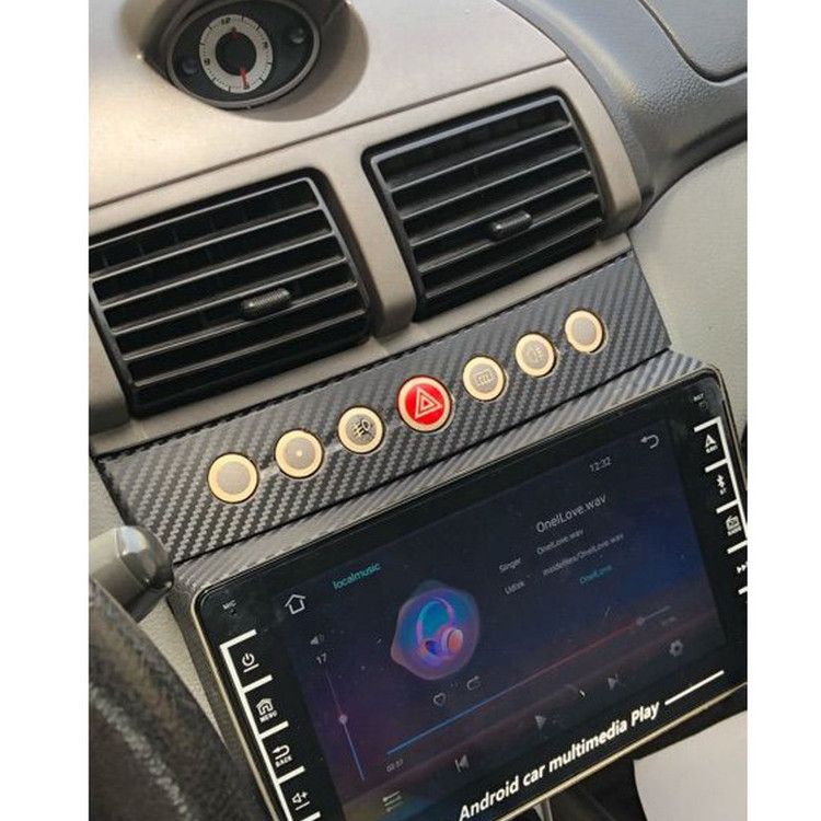 برچسب بدنه خودرو مهدیار مدل کربن کد SK103M رول یک متری