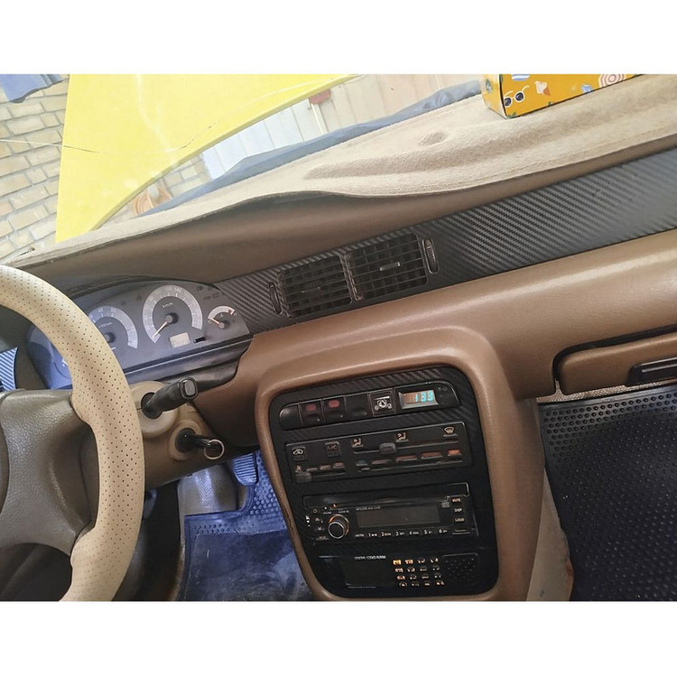 برچسب بدنه خودرو مهدیار مدل کربن کد SK103M رول یک متری