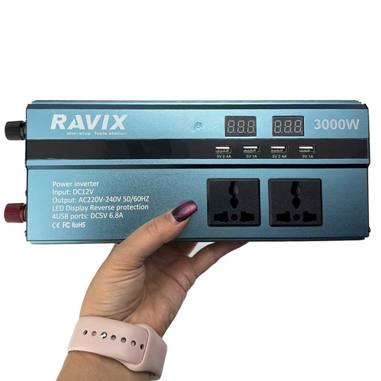 مبدل برق 3000 وات راویکس مدل RX-3000W