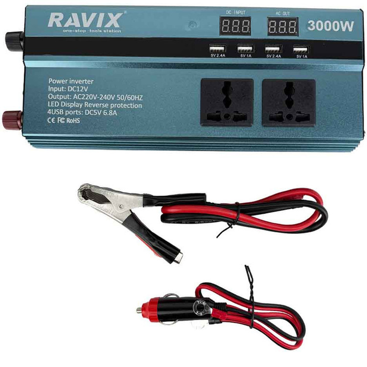 مبدل برق 3000 وات راویکس مدل RX-3000W