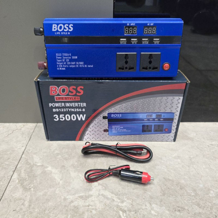 مبدل برق خودرو باس مدل BS123 TYN254-8 ظرفیت 3500 وات