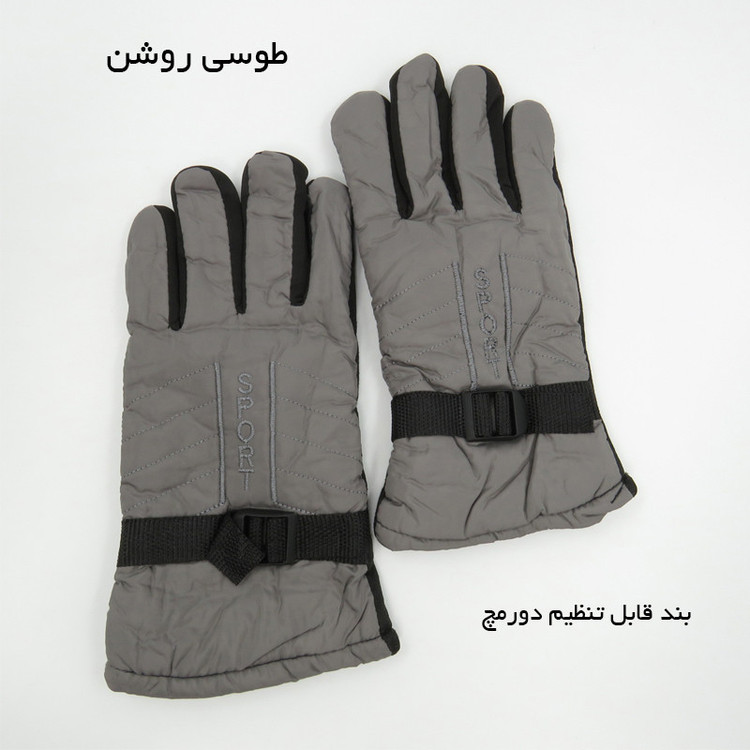 دستکش موتور سواری مدل شمعی