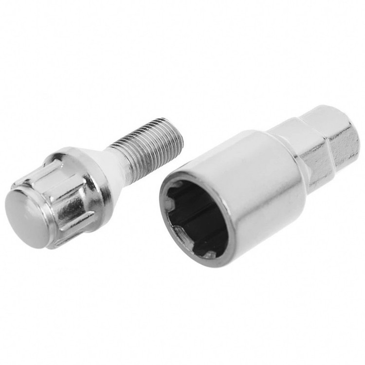 پیچ چرخ و رینگ ضد سرقت خودرو چیکال مدل M-34 مناسب برای پژو 405 مجموعه 6 عددی