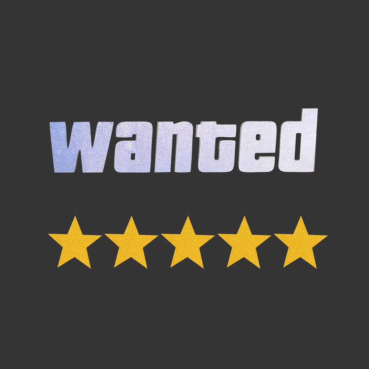 برچسب بدنه خودرو طرح GTAWANTED کد VG01