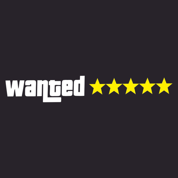 برچسب بدنه خودرو طرح GTAWANTED کد VG01