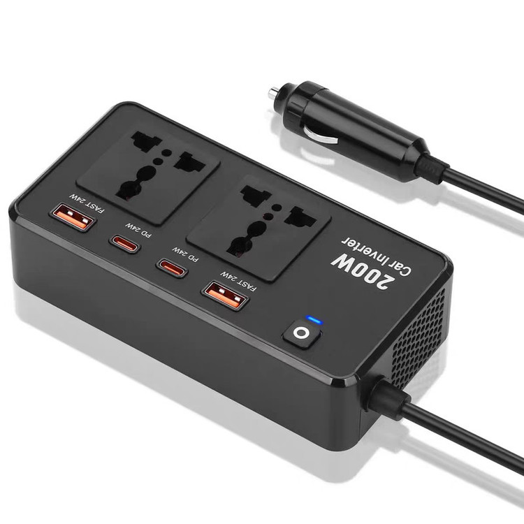 مبدل برق خودرو 200 وات مدل SB-200