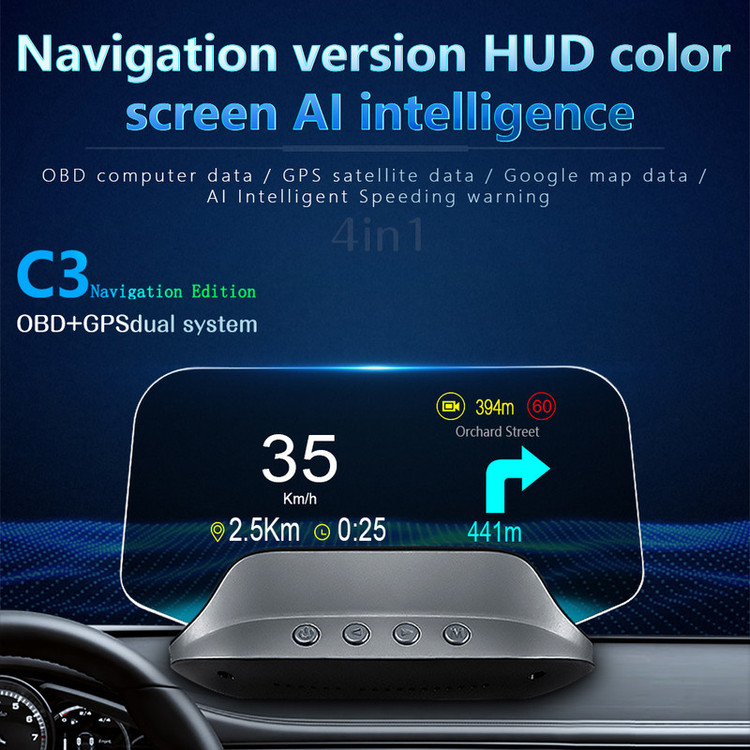 نمایشگر هدآپ دیسپلی خودرو مدل C3
