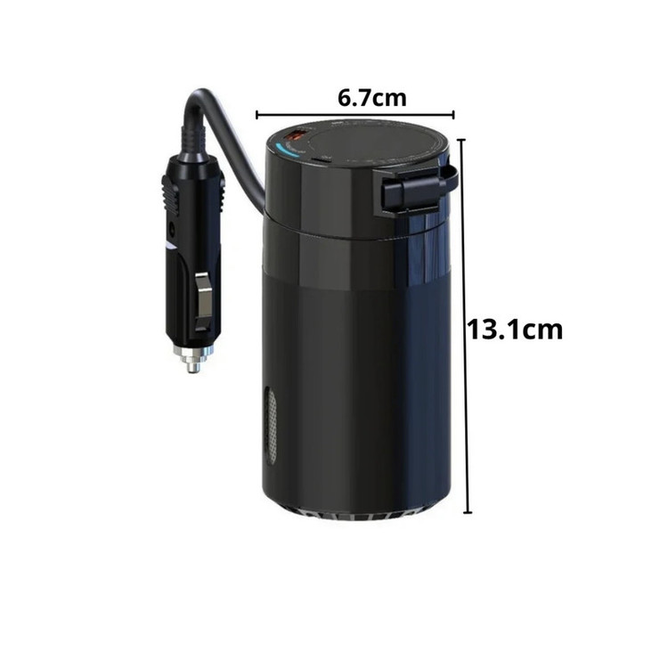 مبدل برق خودرو پاورولوجی مدل CAR POWER INVERTER 200W UNIVERSAL PWCPI200WBK