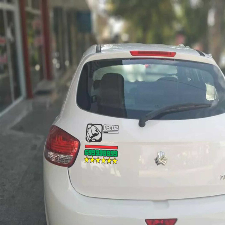 برچسب بدنه خودرو طرح جی تی ای وی کد A VG003Z