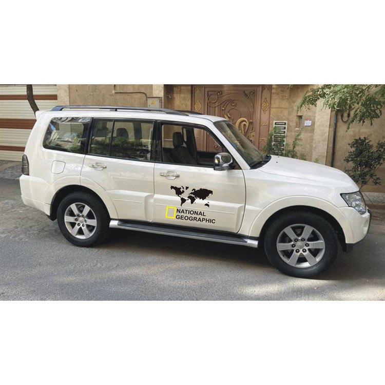 برچسب بدنه خودرو لیزارد مدل آفرود طرح نشنال جئوگرافیک کد LZD-838B