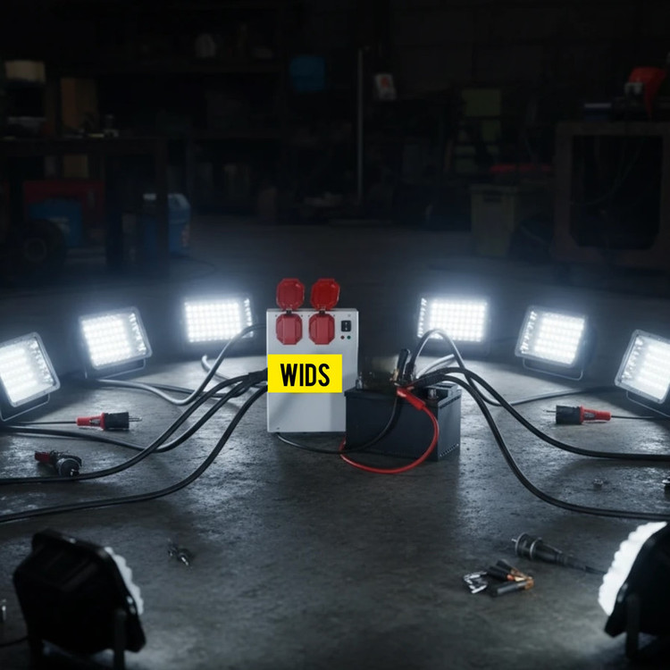 مبدل برق خودرو ویدز مدل12V-TO-220V-1200W