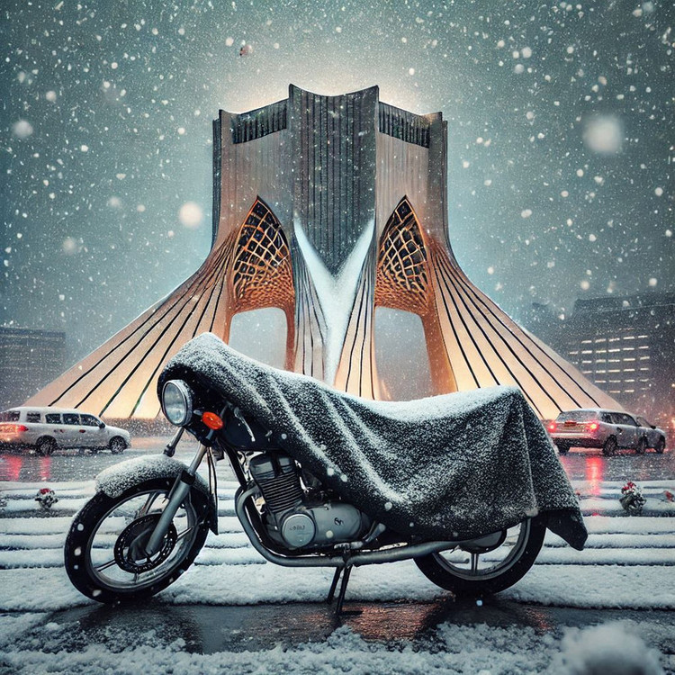 چادر موتور سیکلت ساکا مدل ضدآب مناسب برای هوندا WR250R