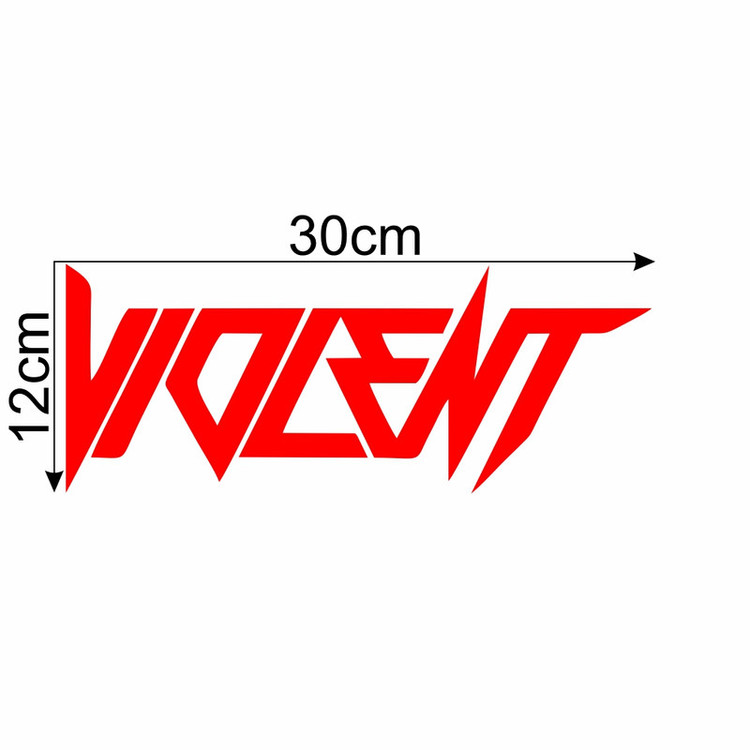 برچسب بدنه خودرو ماتریسیو طرح Violent کد M83
