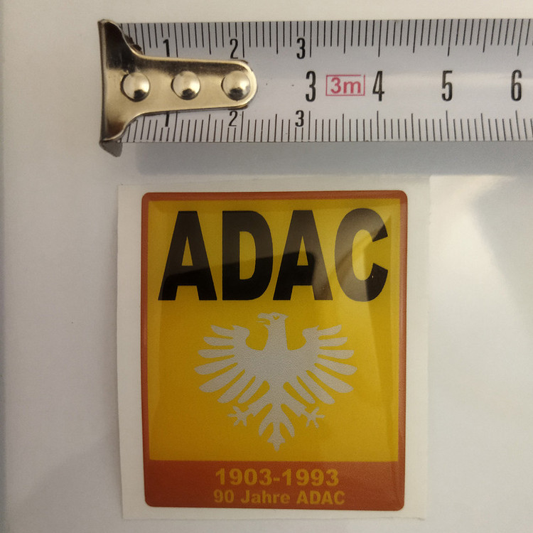 برچسب خودرو مدل ژله ای کد ADAC Square