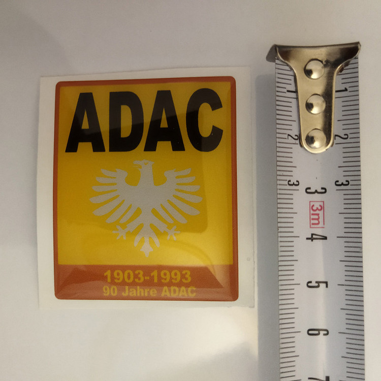 برچسب خودرو مدل ژله ای کد ADAC Square