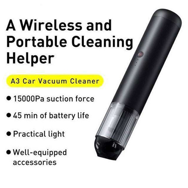 جارو شارژی خودرو باسئوس مدل A3 Car Vacuum Cleaner Lite
