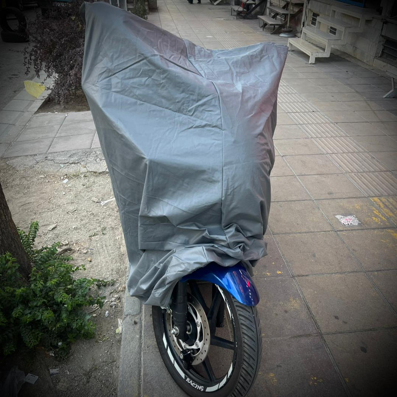 چادر موتور سیکلت ساکا مدل ضدآب مناسب برای Kavir AGV 150 X