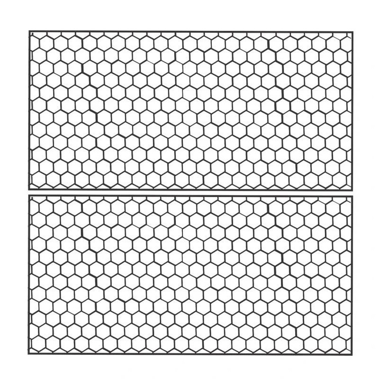 برچسب چراغ خودرو رادیانس طرح لانه زنبوری کد J86 بسته 2 عددی