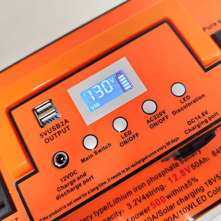 باتری اضطراری قابل حمل مدل 500W-220v