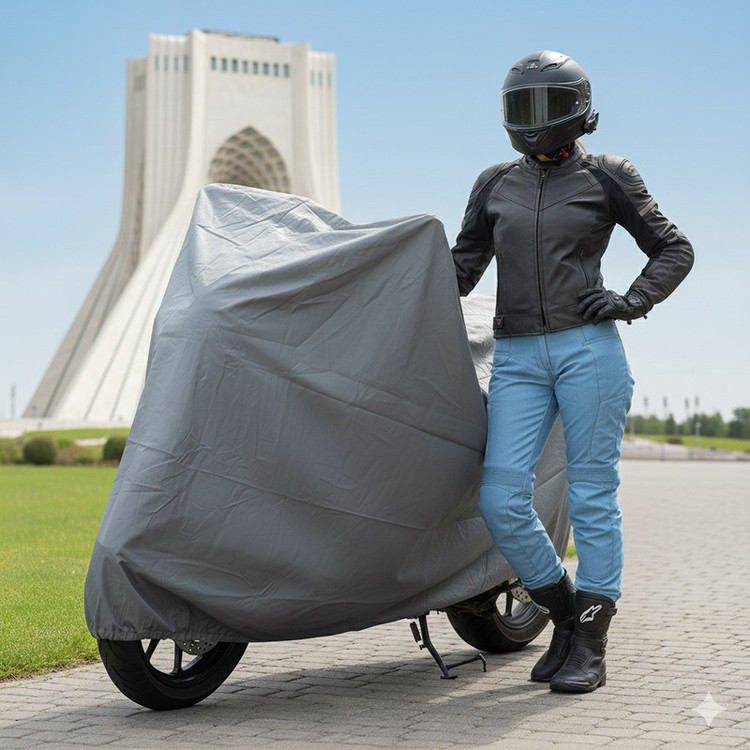 چادر موتور سیکلت ساکا مدل ضدآب مناسب برای کاوازاکی Versys 1000