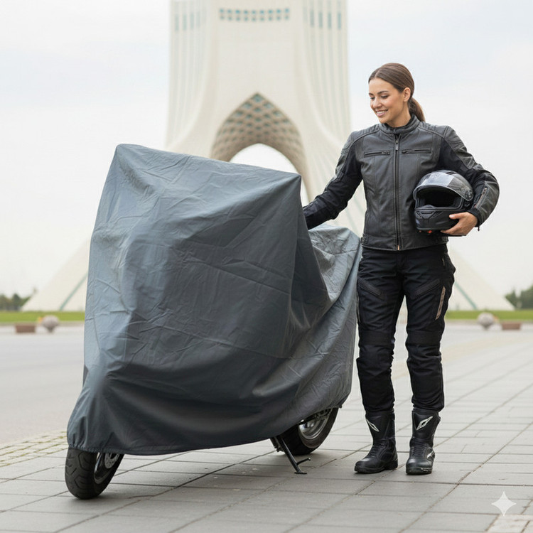 چادر موتور سیکلت رویال اسپرت مدل ضدآب مناسب برای دینو Z2 200cc