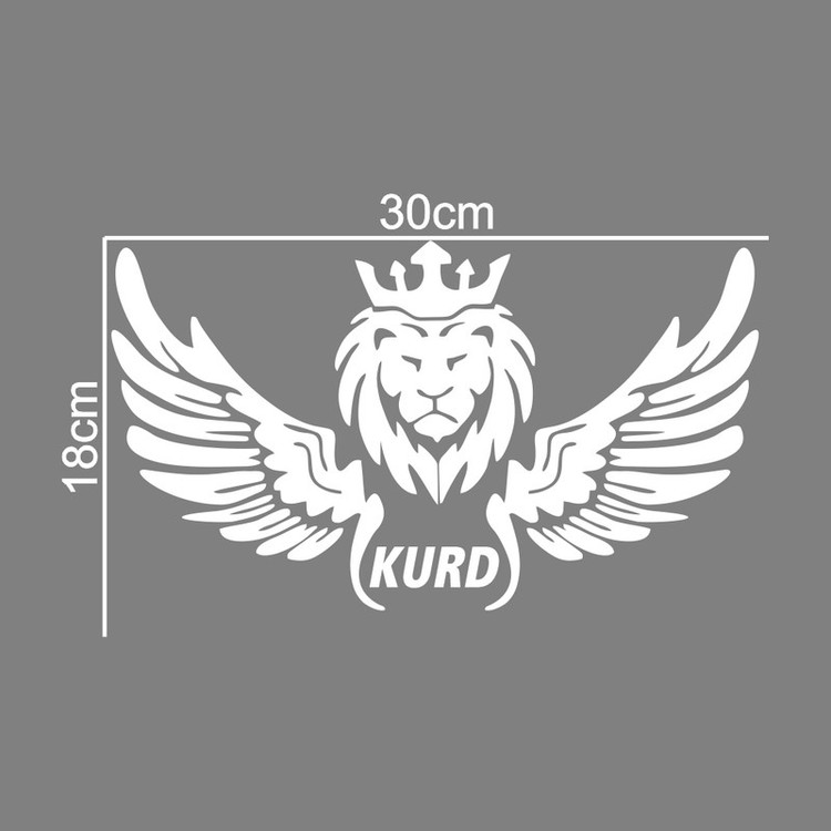برچسب بدنه خودرو ماتریسیو طرح kurd کد M162