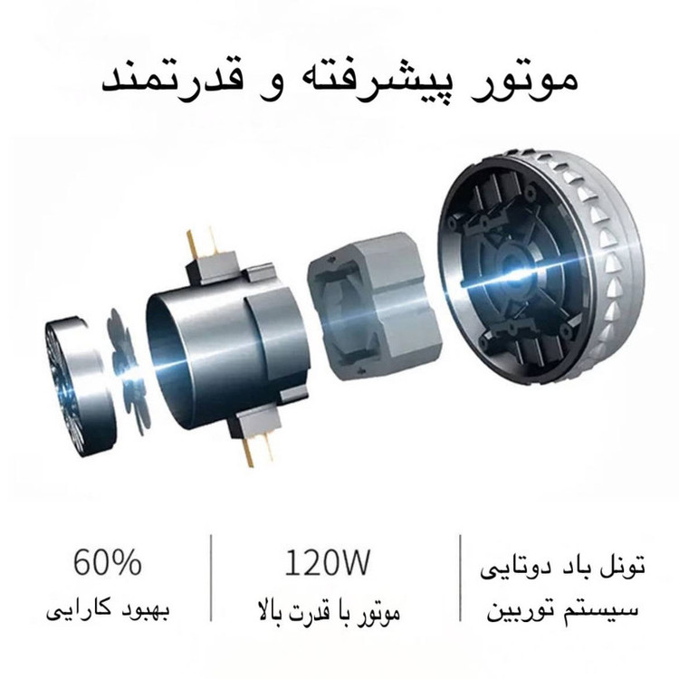 جارو فندکی خودرو مدل MULTIFUNCTION