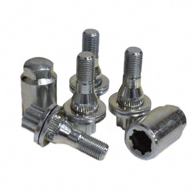 پیچ چرخ و رینگ ضد سرقت خودرو چیکال مدل M-58 مناسب برای تارا مجموعه 6 عددی
