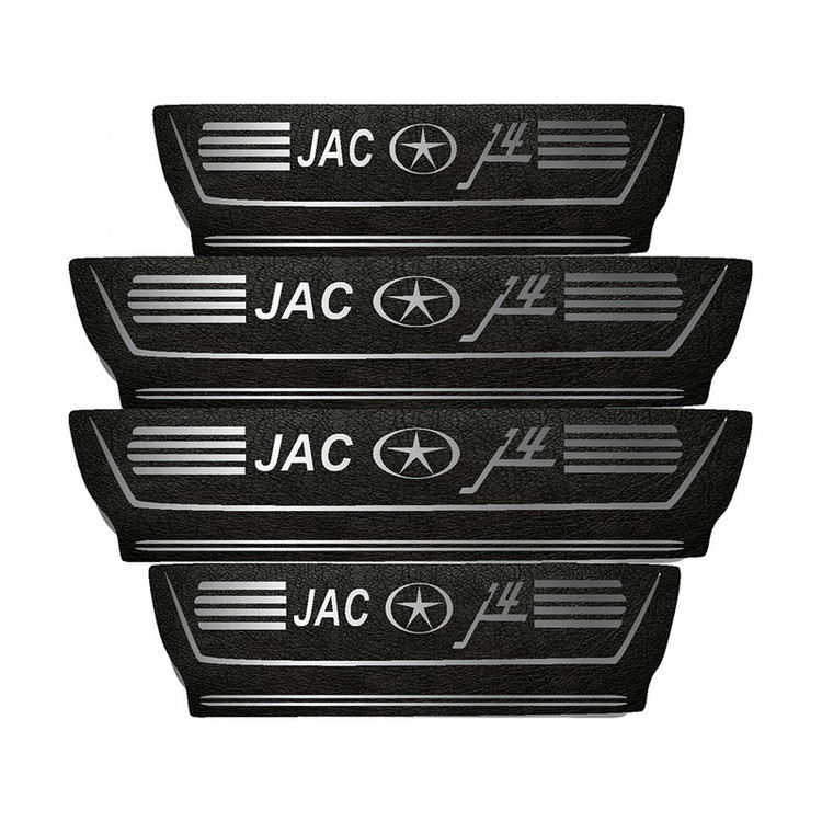 برچسب پارکابی خودرو مهدیار طرح چرم کد pka1022 مناسب برای jac j4 بسته 4 عددی