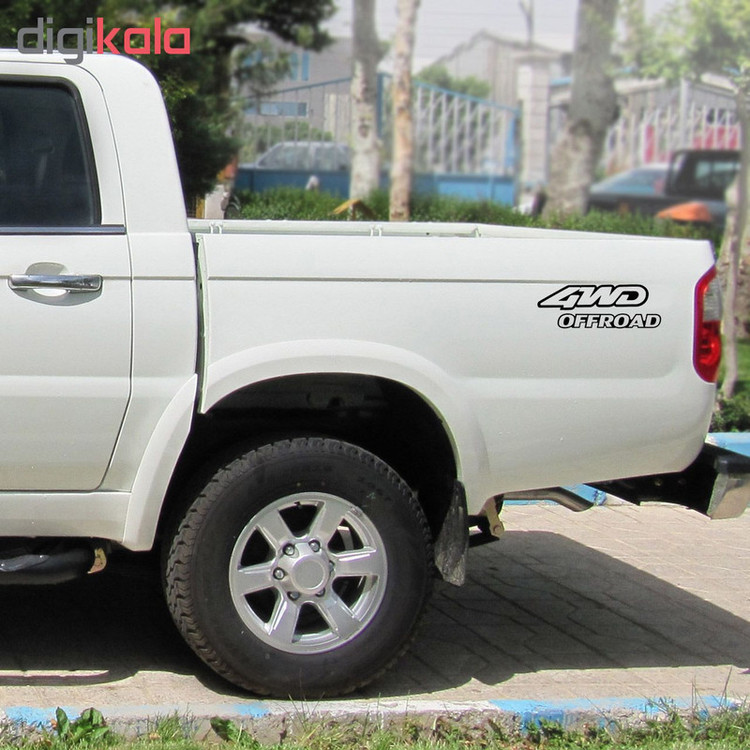 برچسب بدنه خودرو طرح افرود 4WD کد off111P315 مجموعه 3 عددی