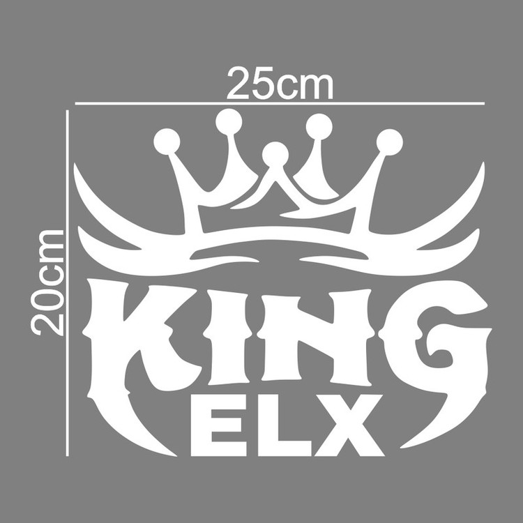 برچسب بدنه خودرو ماتریسیو طرح KING ELX کد M174