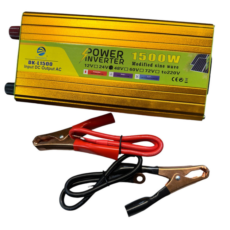 مبدل برق خودرو دیپ کینگ مدل 24V-TO-220V-1500W