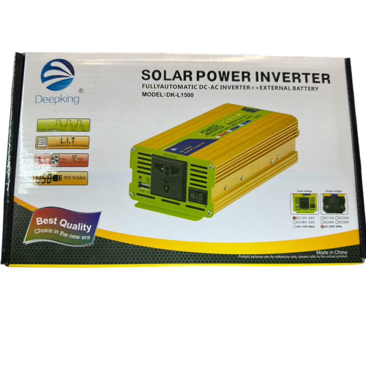 مبدل برق خودرو دیپ کینگ مدل 24V-TO-220V-1500W