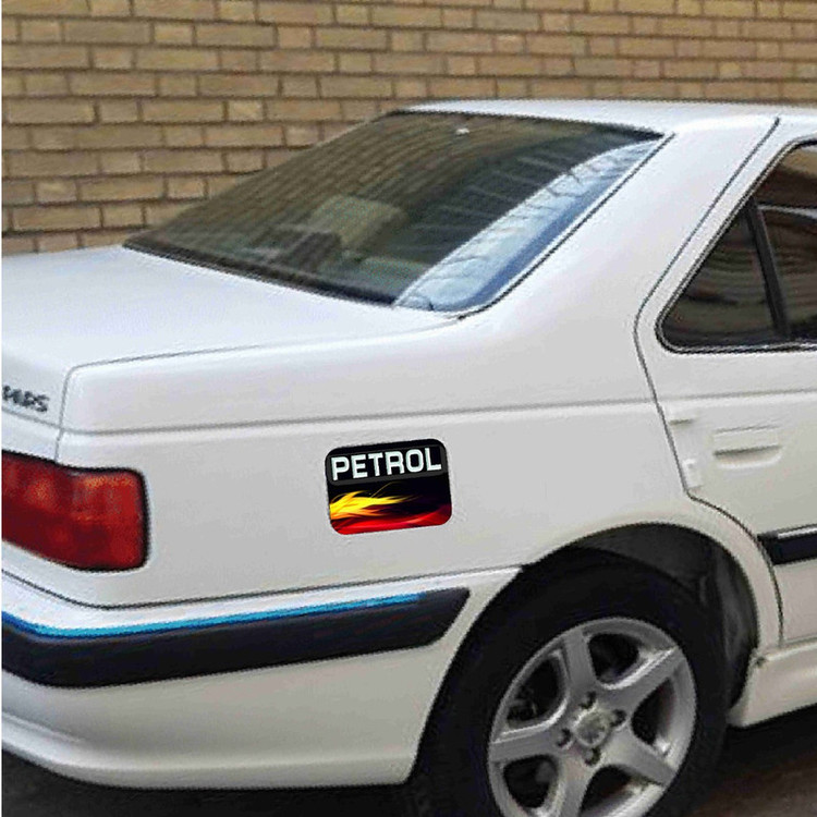 برچسب بدنه خودرو رایسان طرح PETROL کد SK024 مناسب برای پژو پارس