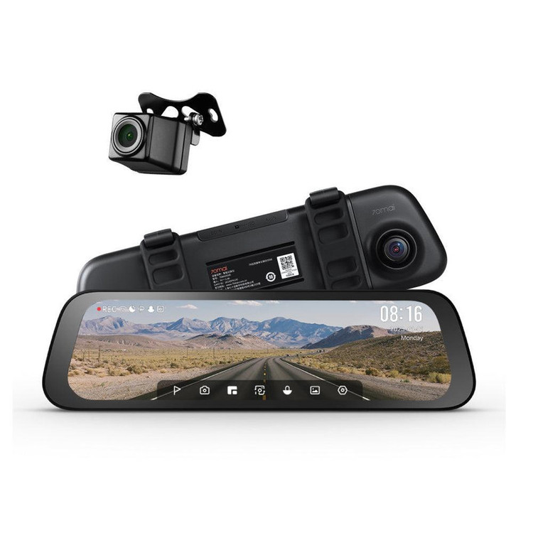 آینه هوشمند خودرو سوِنتی مِی مدل 70mai Rearview Dash Cam S500 به همراه دوربین