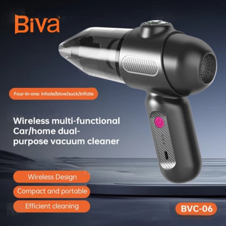 جارو شارژی و دمنده بیوا مدل BVC-06 ظرفیت 50 وات