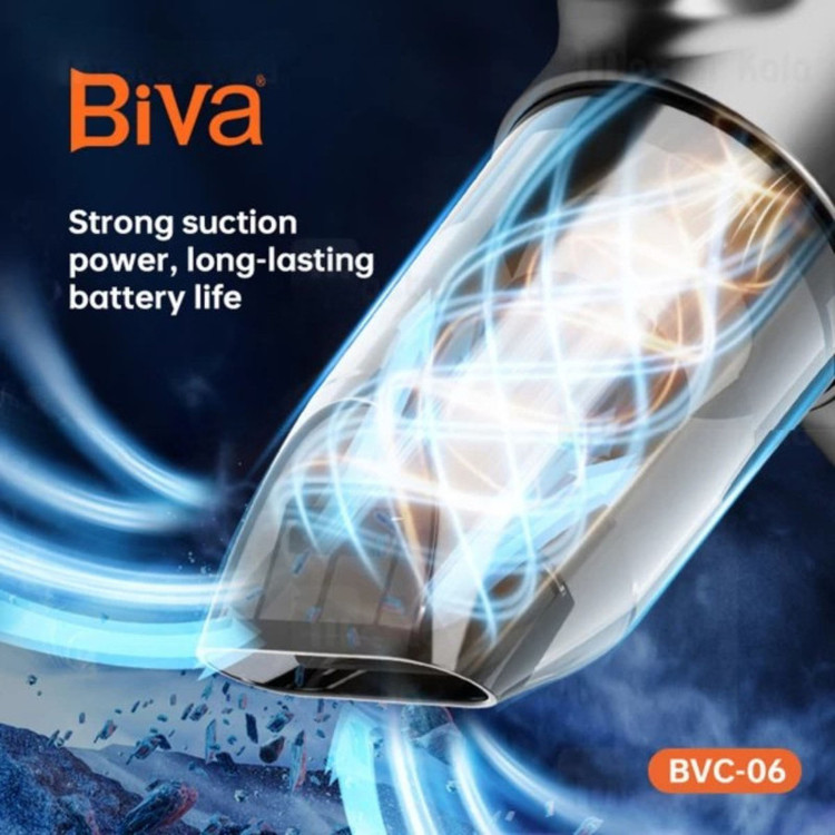 جارو شارژی و دمنده بیوا مدل BVC-06 ظرفیت 50 وات