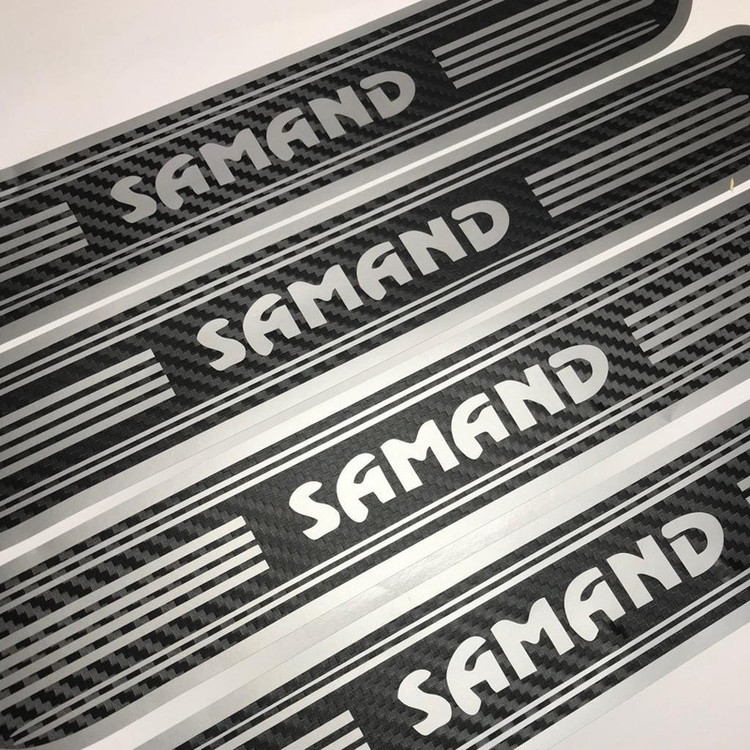 برچسب بدنه خودرو مهدیار مدل کربن کد sp112 مناسب سمند بسته 4 عددی