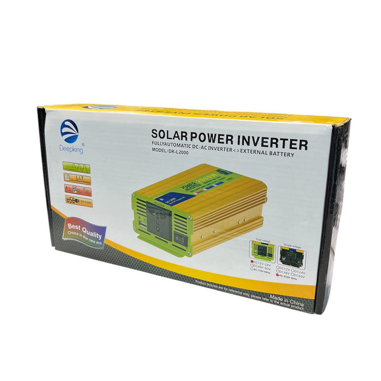 مبدل برق خودرو دیپ کینگ مدل -12V-24V-TO-220V -2000W
