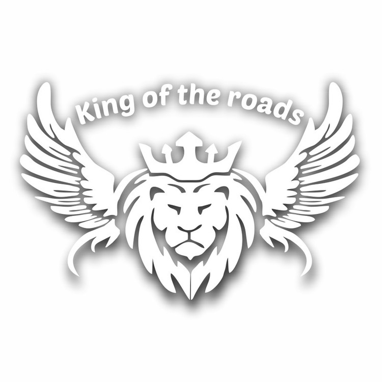 برچسب بدنه خودرو ماتریسیو طرح شیر King of the roads کد M95