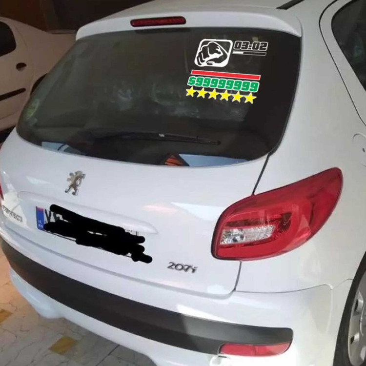 برچسب بدنه خودرو طرح GTA کد AZVG002