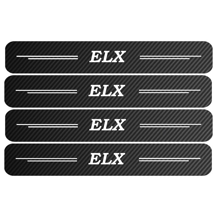برچسب پارکابی خودرو مهدیار طرح ELX کد SP190 بسته 4 عددی
