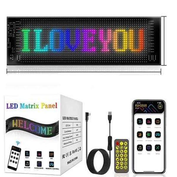 نمایشگر ال ای دی منعطف خودرو مدلFlexible LED Car Screen