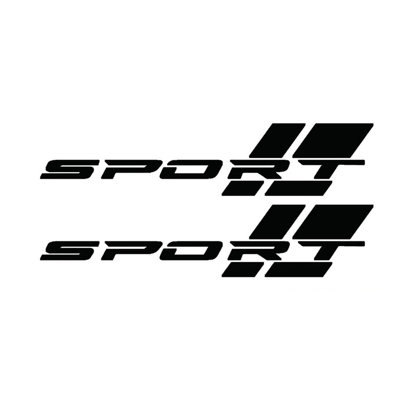 برچسب بدنه خودرو شیپرس طرح SPORT کد Ss005M بسته دو عددی